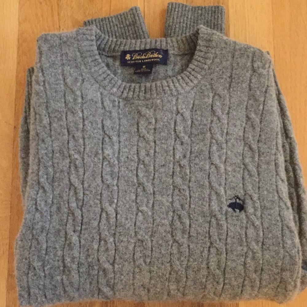 Brooks Brothers Scottish lambswool sweater 🐑